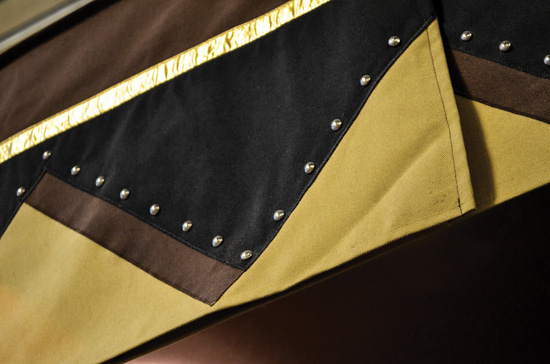 Black & Gold Rivets