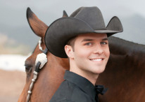 Eric Mendrysa shows AQHA and Half-Arabians