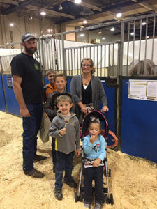 Ashley Bolls and her family.