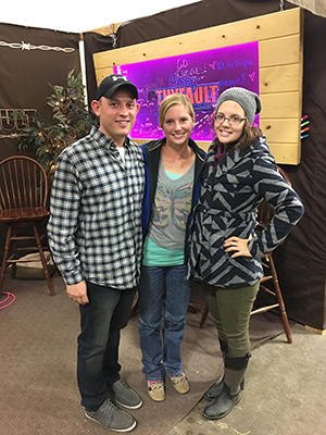 Maggie Howell (far right) with friends at this year's Quarter Horse Congress.