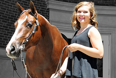 Sydney Riden grateful for opportunity to show horses