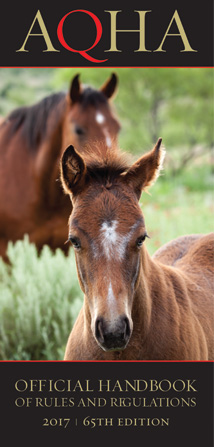 Get the 2017 AQHA Handbook