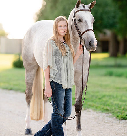Kaylynn Heitman’s love of horses sparked by pony named Marbles