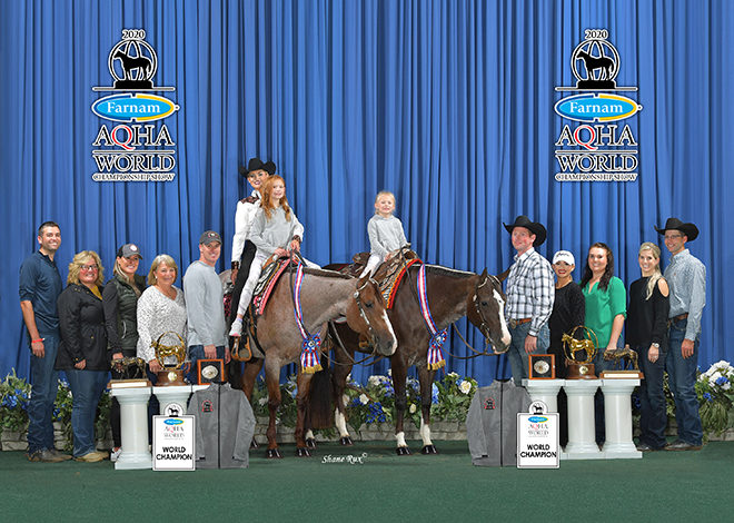 Golden Girls: Kristen Galyean and two amazing mares strike gold at AQHA World Show
