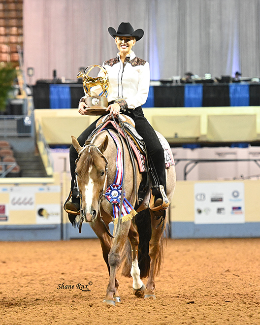 Golden Girls Kristen Galyean and two amazing mares strike gold at AQHA