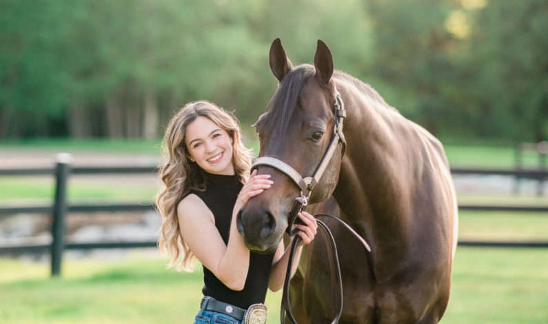 Sydney Swallom gets her love of horses from her grandmother