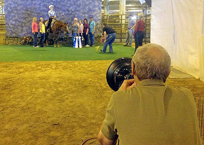 After decades behind the lens at horse shows, Larry and Karen Williams fast forward to retirement