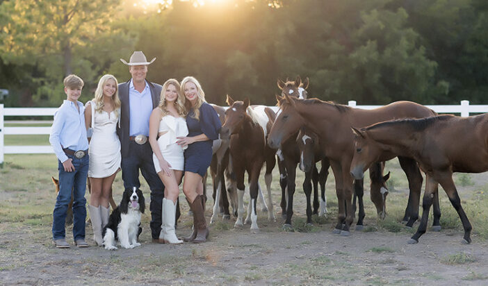 Making Memories: The Hermans enjoys showing together as a family