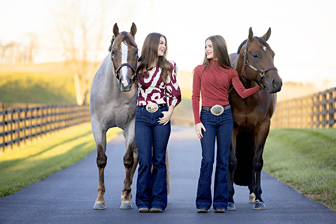 Sisters With Horses